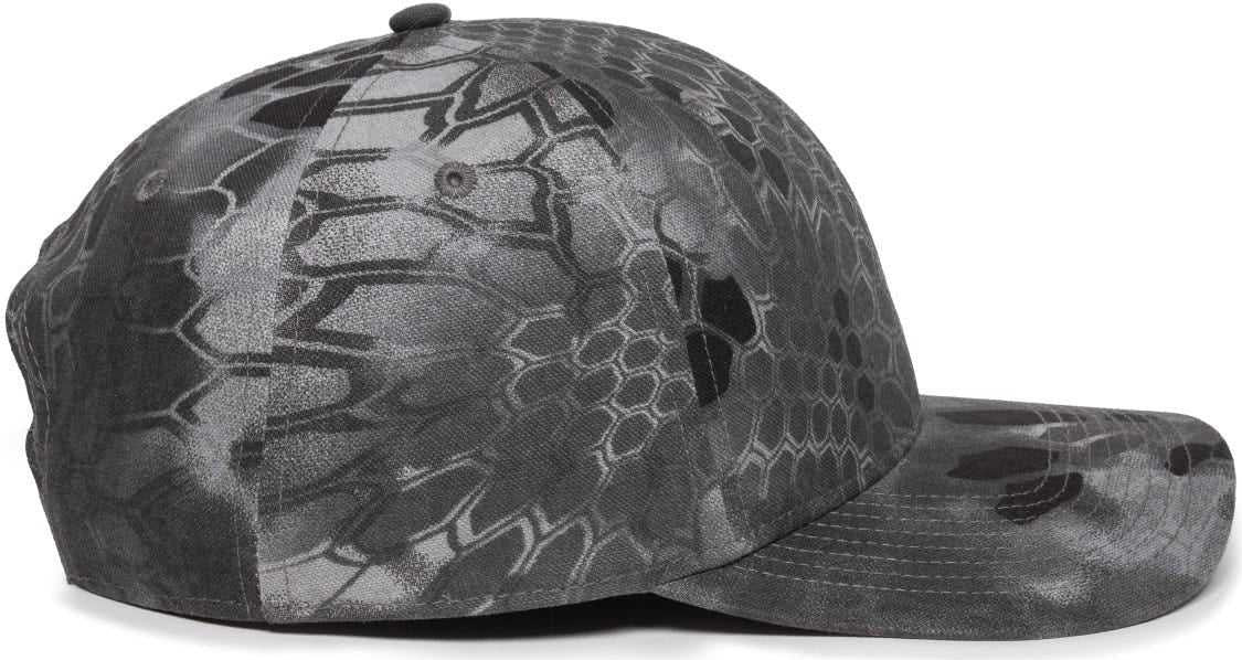 OC Sports OC871CAMO Premium Modern Solid Back Cap - Kryptek Raid | HIT a Double