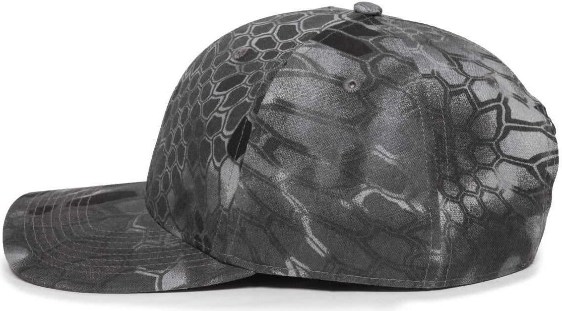 OC Sports OC871CAMO Premium Modern Solid Back Cap - Kryptek Raid | HIT a Double