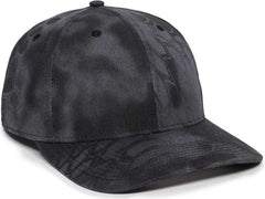 OC Sports OC871CAMO Premium Modern Solid Back Cap - Kryptek Typhon | HIT a Double