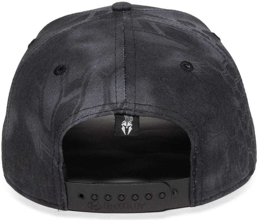 OC Sports OC871CAMO Premium Modern Solid Back Cap - Kryptek Typhon - HIT a Double - 2