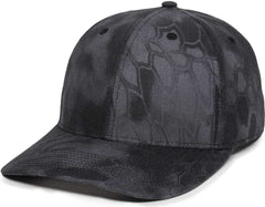 OC Sports OC871CAMO Premium Modern Solid Back Cap - Kryptek Typhon | HIT a Double