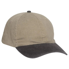OTTO 10-271 ’OTTO Flex’ Fitted 6 Panel Low Profile Dad Cap - Blk/Kha
