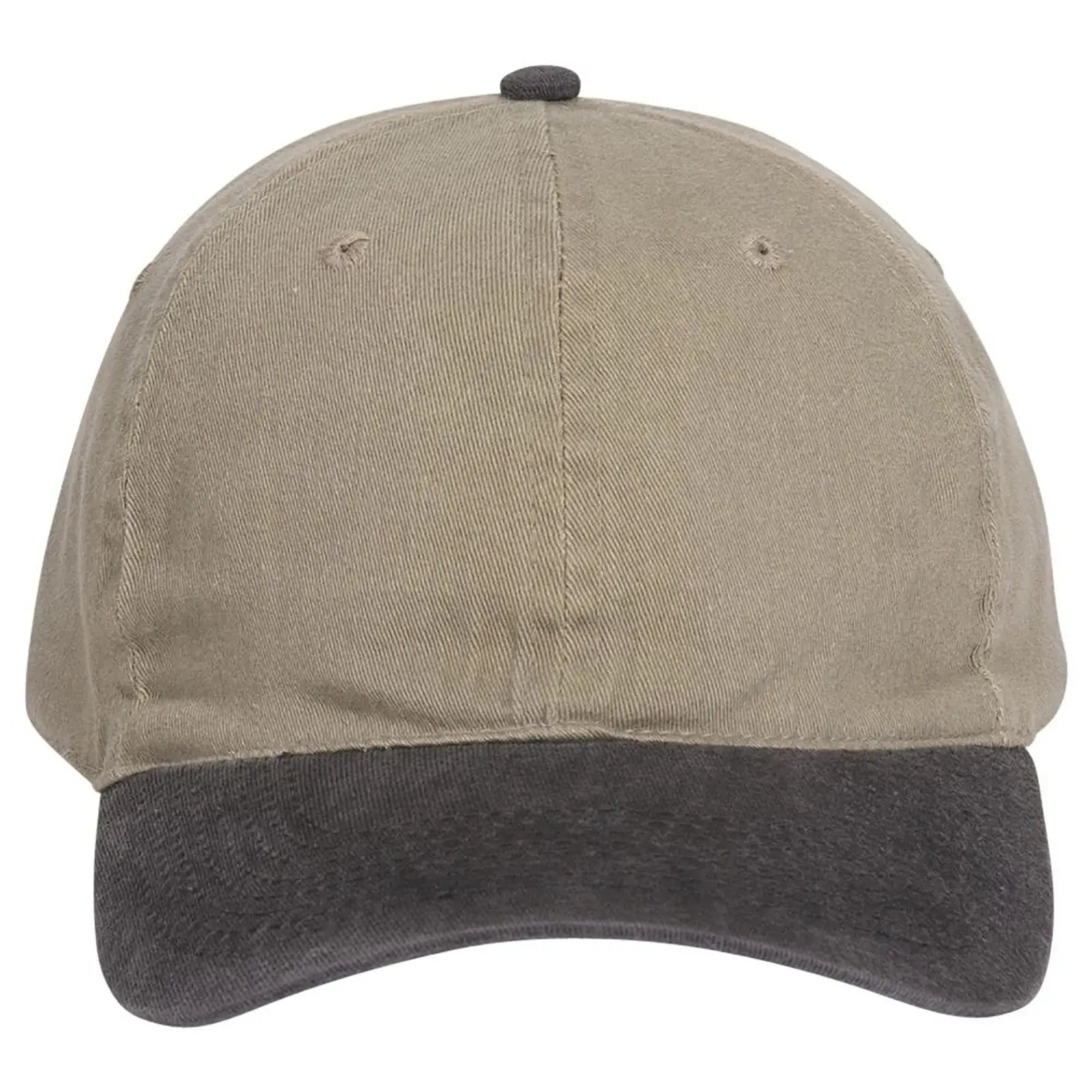 OTTO 10-271 ’OTTO Flex’ Fitted 6 Panel Low Profile Dad Cap - Blk/Kha