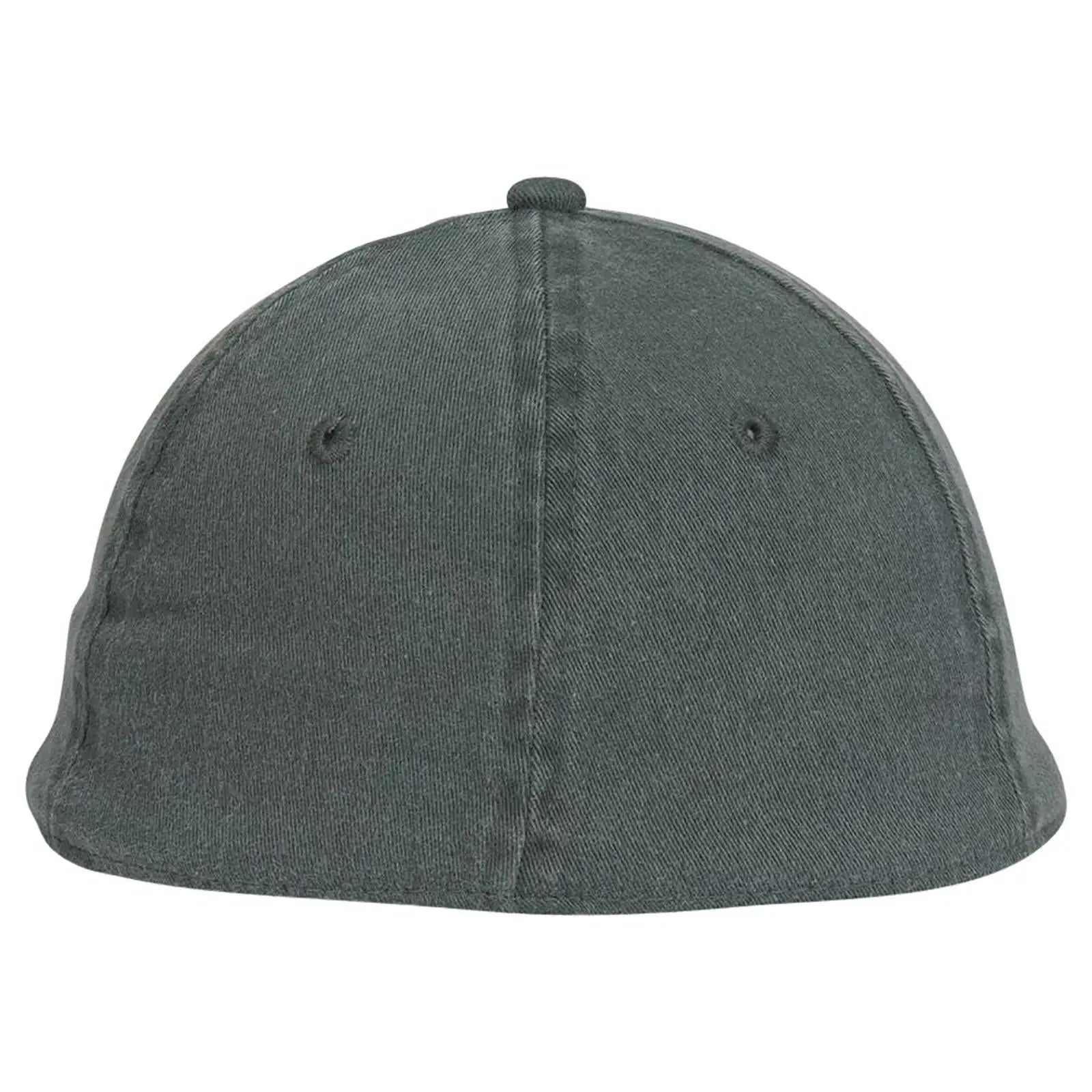 OTTO 10-271 ’OTTO Flex’ Fitted 6 Panel Low Profile Dad Cap - Dk. Green - Dk. Green / 7’’ - 7 1/4’’