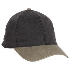 OTTO 10-271 ’OTTO Flex’ Fitted 6 Panel Low Profile Dad Cap - Kha/Blk