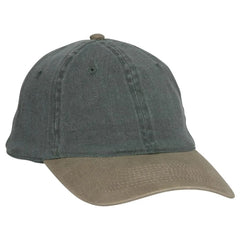 OTTO 10-271 ’OTTO Flex’ Fitted 6 Panel Low Profile Dad Cap - Kha/Dk.Grn