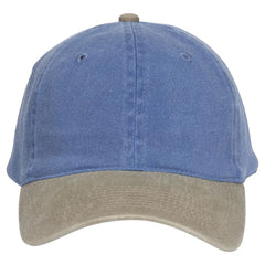 OTTO 10-271 ’OTTO Flex’ Fitted 6 Panel Low Profile Dad Cap - Kha/Sk.Blu