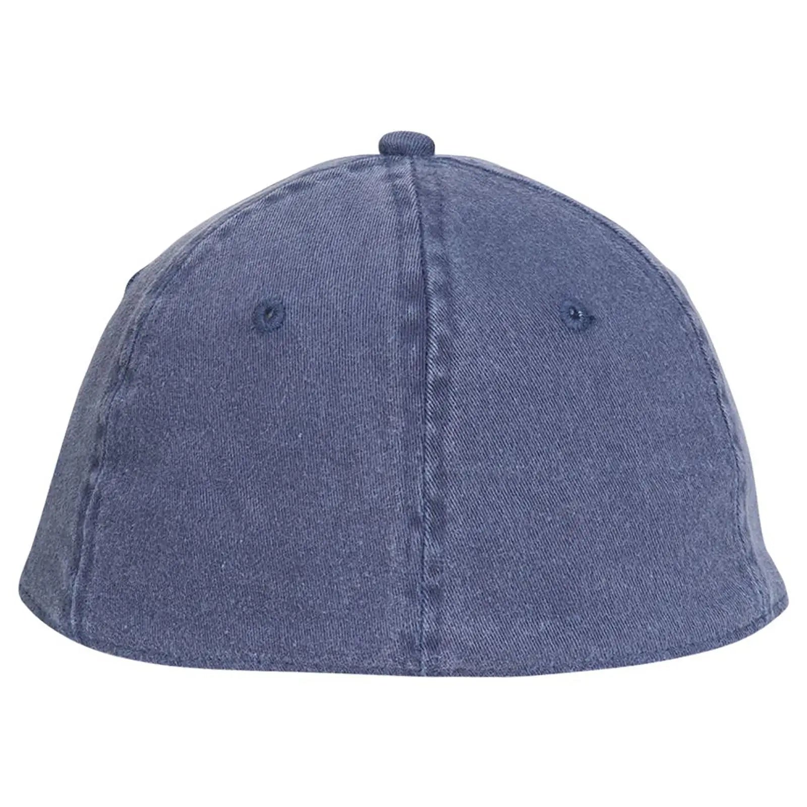OTTO 10-271 ’OTTO Flex’ Fitted 6 Panel Low Profile Dad Cap - Navy - Navy / 7’’ - 7 1/4’’