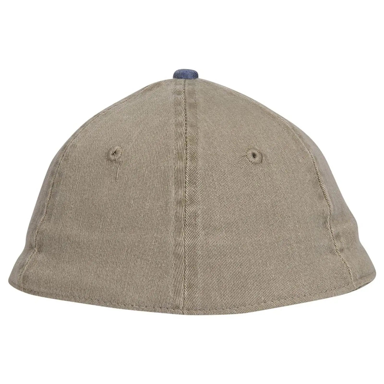 OTTO 10-271 ’OTTO Flex’ Fitted 6 Panel Low Profile Dad Cap - Nvy/Kha