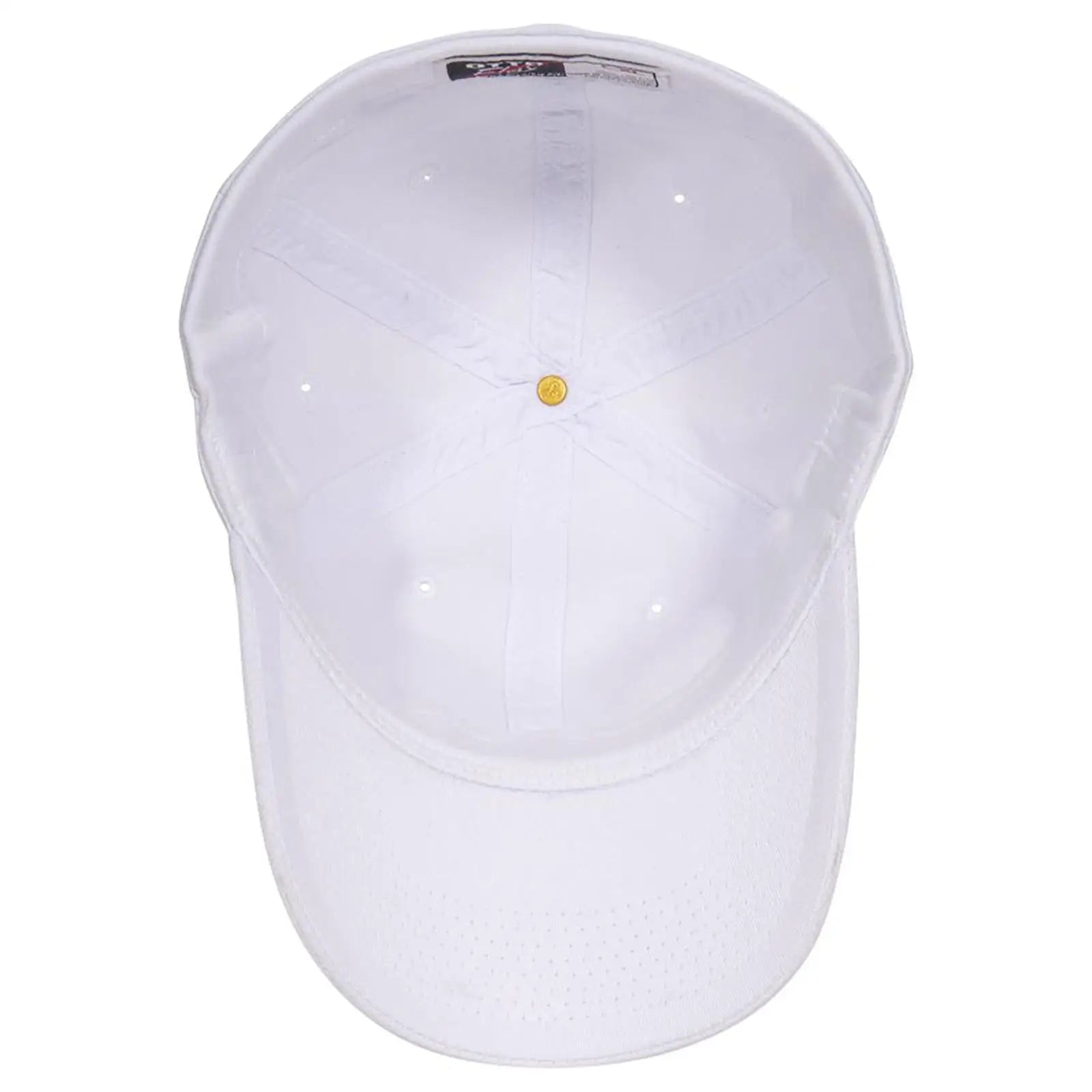 OTTO 10-271 ’OTTO Flex’ Fitted 6 Panel Low Profile Dad Cap - White - White / 7’’ - 7 1/4’’