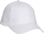 OTTO 10-271 Stretchable Washed Pigment Dyed Cotton Twill Low Profile Pro Style Soft Crown Cap - White - White / S/M