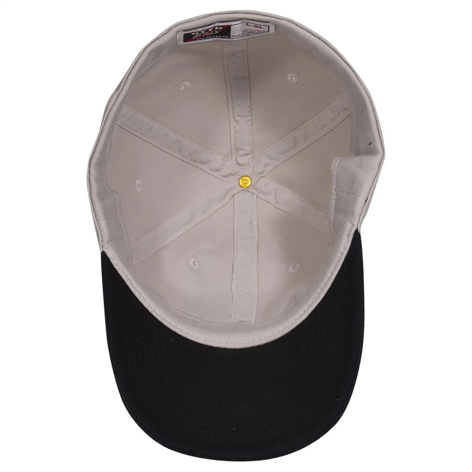 OTTO 10-275 ’OTTO Flex’ Fitted 6 Panel Low Profile Dad Cap - Blk/Stn.Gry