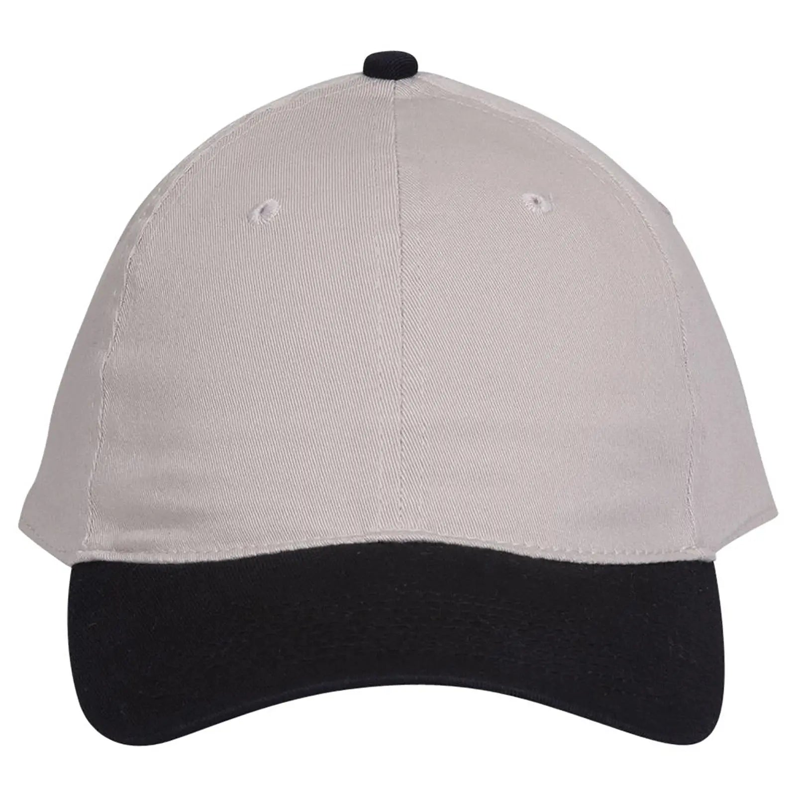 OTTO 10-275 ’OTTO Flex’ Fitted 6 Panel Low Profile Dad Cap - Blk/Stn.Gry