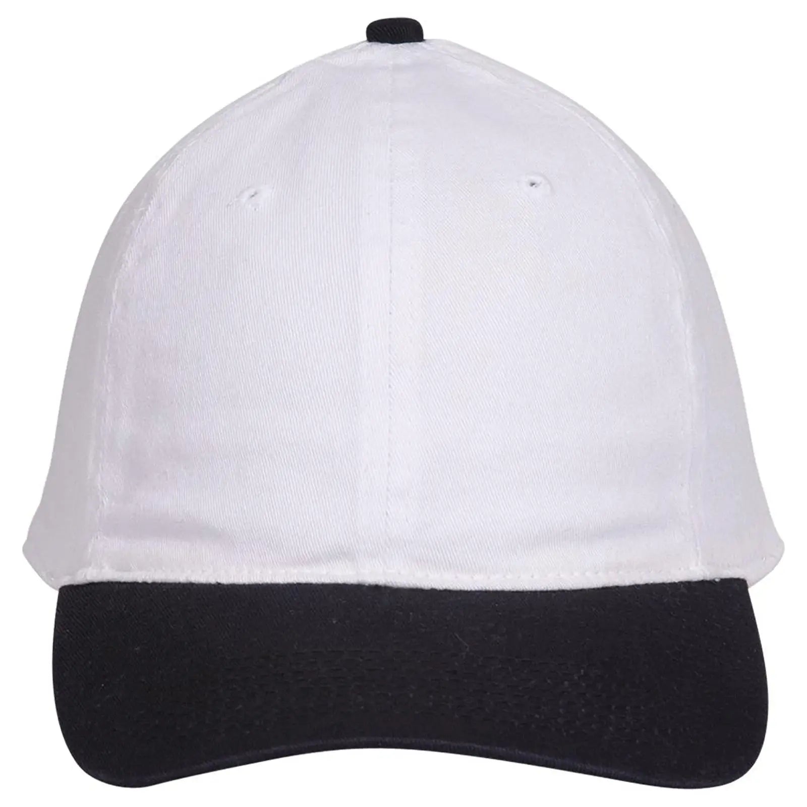 OTTO 10-275 ’OTTO Flex’ Fitted 6 Panel Low Profile Dad Cap - Blk/Wht