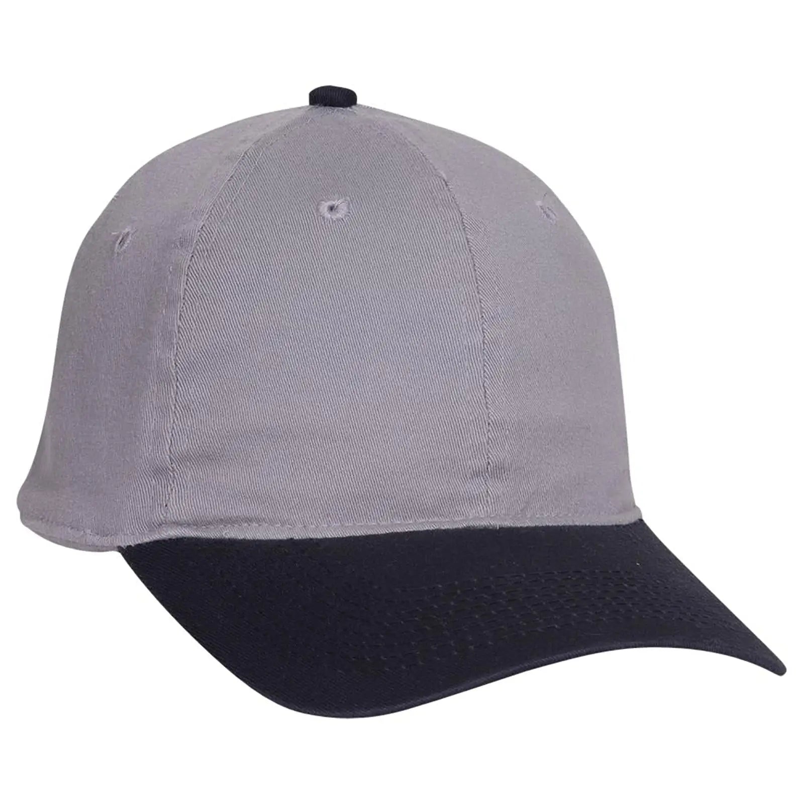 OTTO 10-275 ’OTTO Flex’ Fitted 6 Panel Low Profile Dad Cap - Nvy/Gry