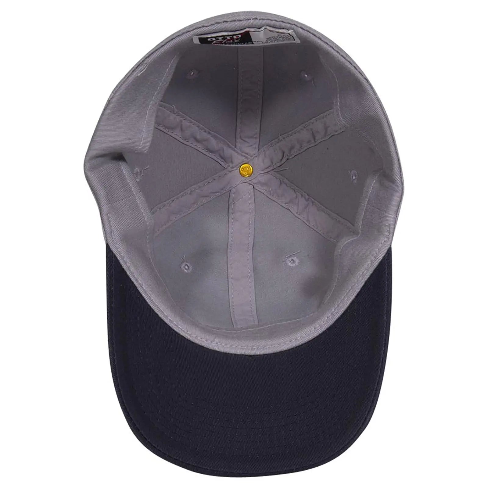OTTO 10-275 ’OTTO Flex’ Fitted 6 Panel Low Profile Dad Cap - Nvy/Gry