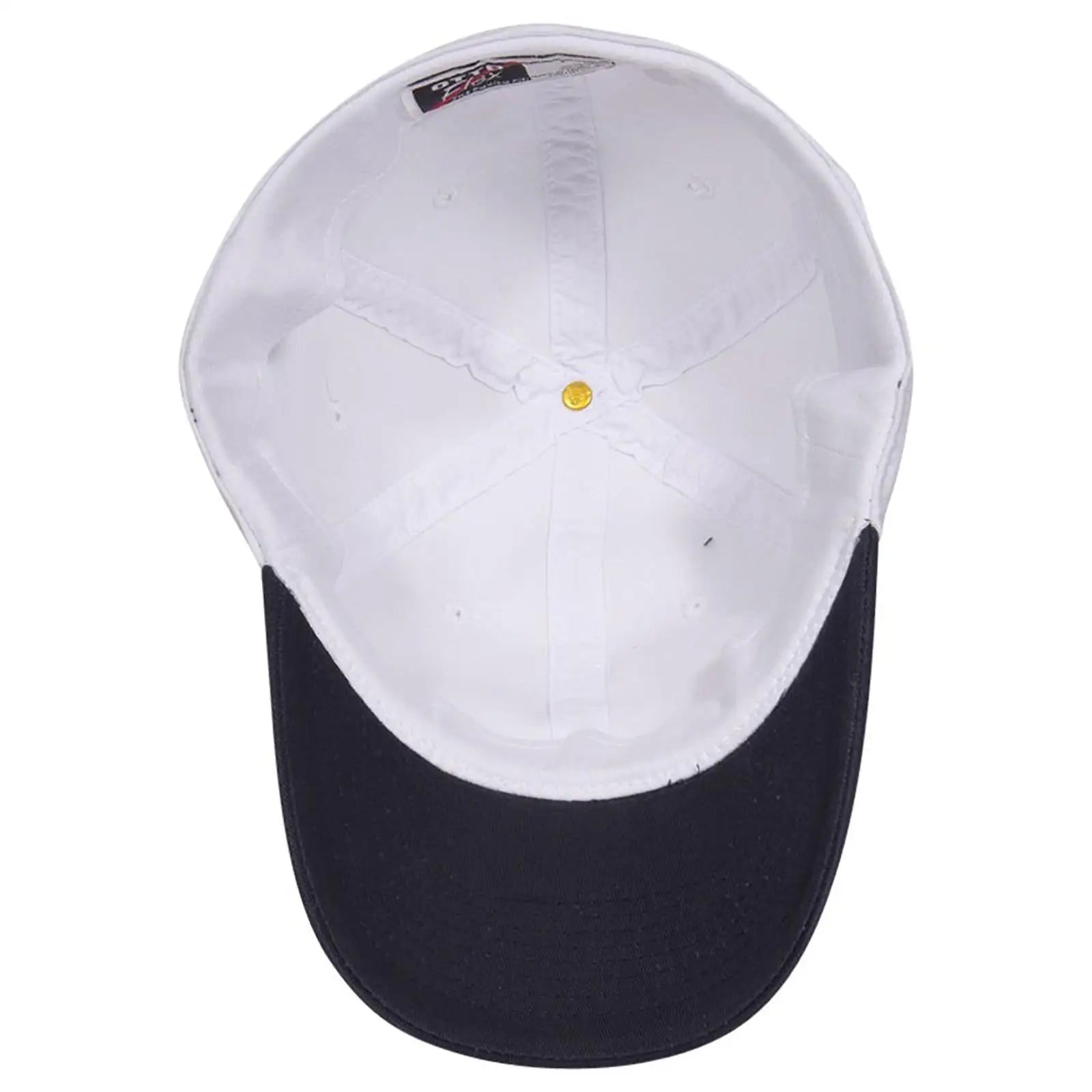 OTTO 10-275 ’OTTO Flex’ Fitted 6 Panel Low Profile Dad Cap - Nvy/Wht