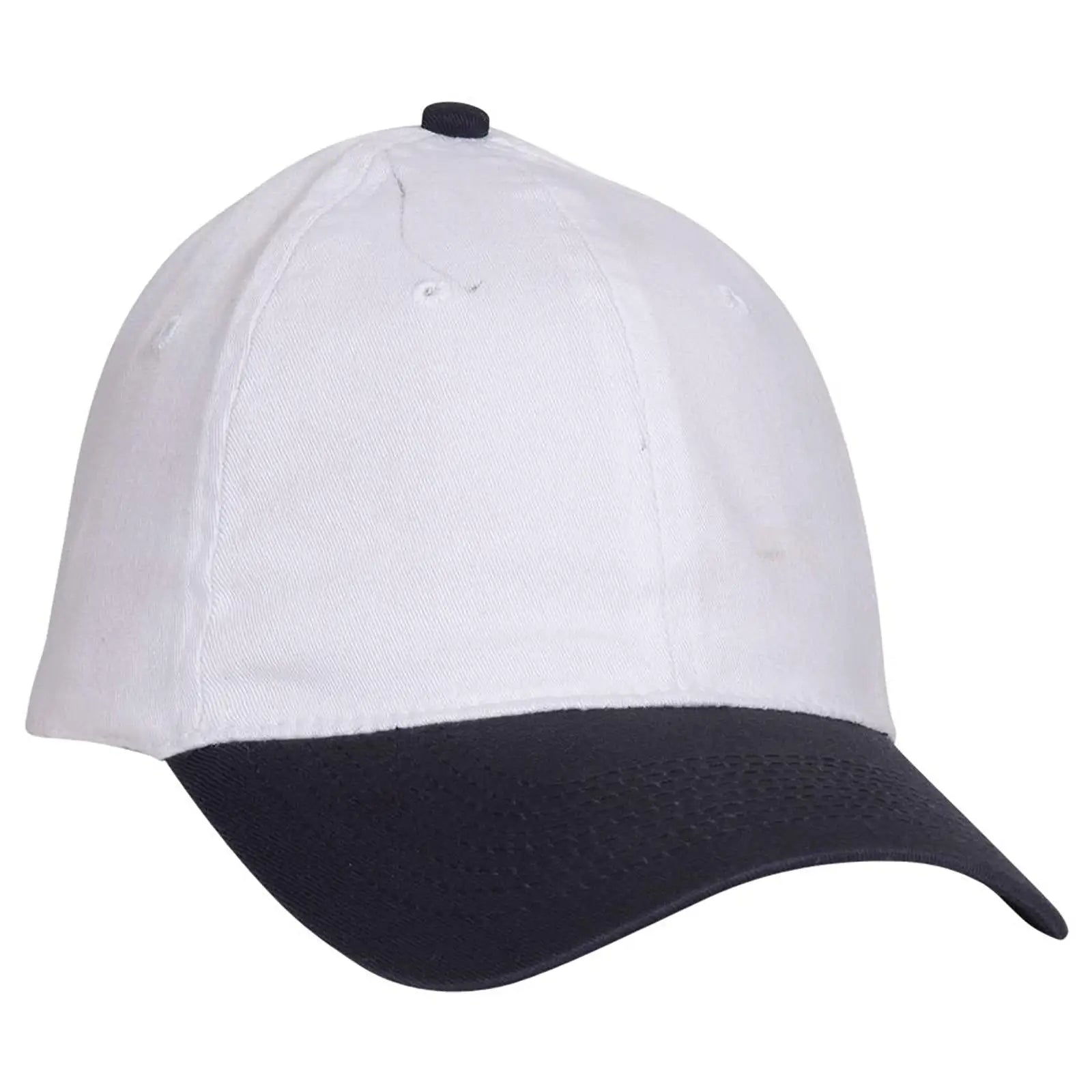 OTTO 10-275 ’OTTO Flex’ Fitted 6 Panel Low Profile Dad Cap - Nvy/Wht