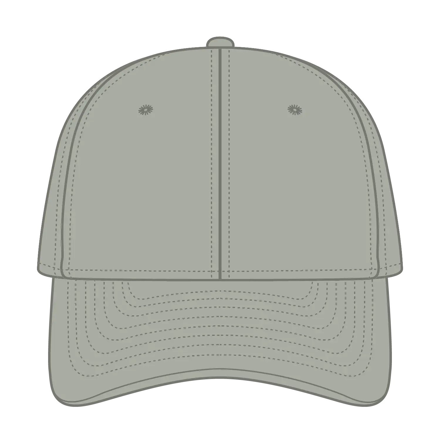 OTTO 10-275 ’OTTO Flex’ Fitted 6 Panel Low Profile Dad Cap - Stone Gray - Stone Gray / 7’’ - 7 1/4’’