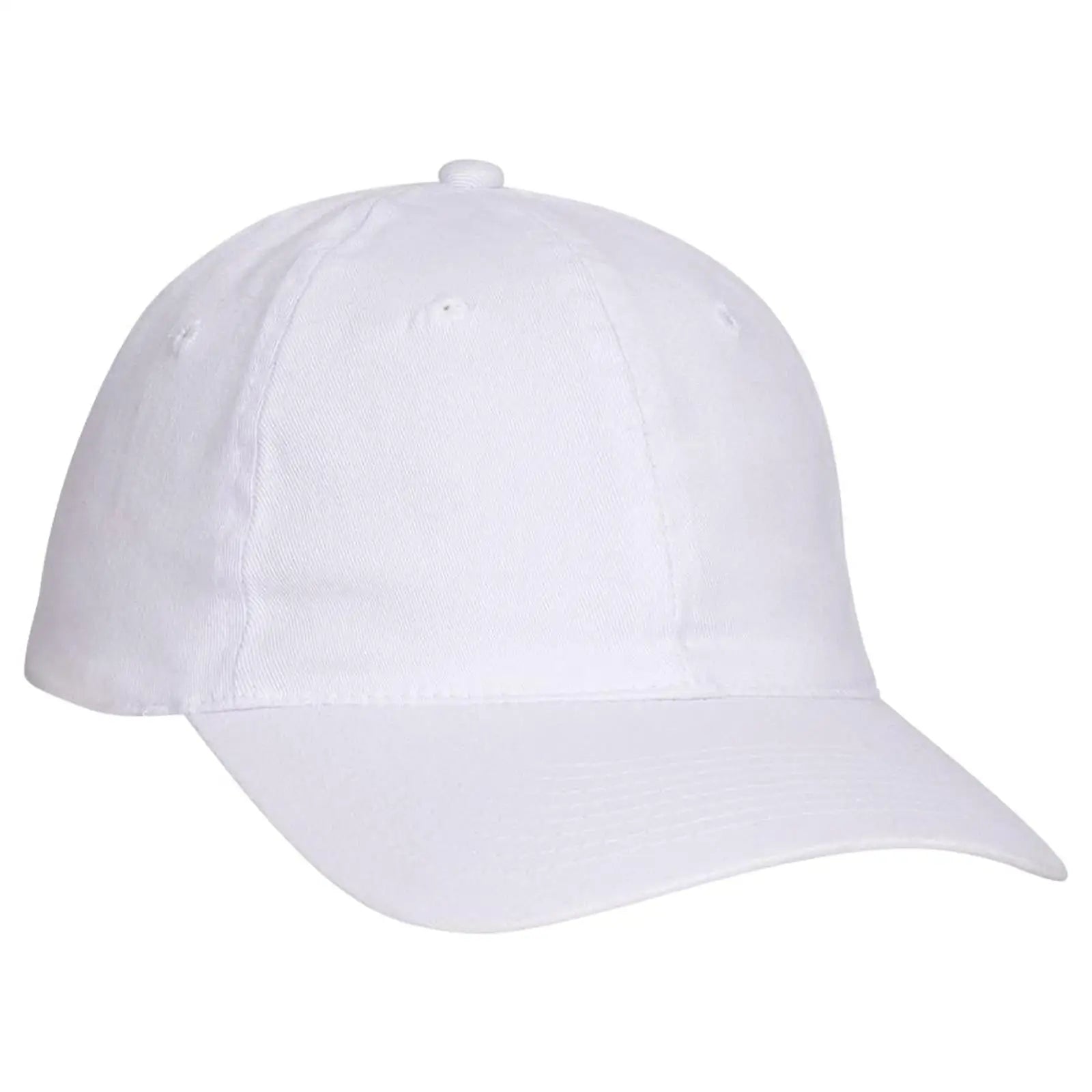 OTTO 10-275 ’OTTO Flex’ Fitted 6 Panel Low Profile Dad Cap - White - White / 7’’ - 7 1/4’’