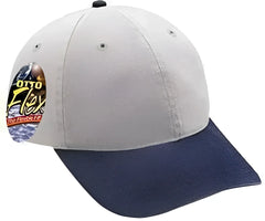 OTTO 10-275 Stretchable Garment Washed Cotton Twill Low Profile Pro Style Cap - Navy Gray - Navy Gray / S/M