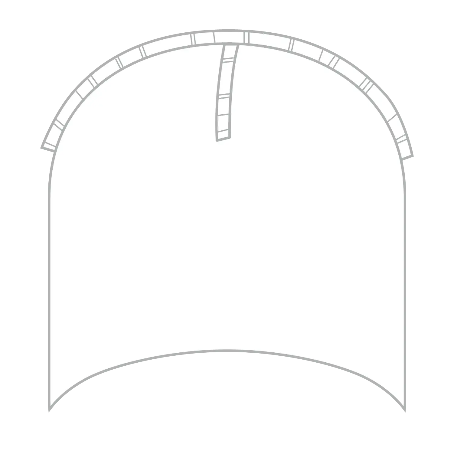 OTTO 100-629 Beanie - White - White / 6 1/2’’ - 7 5/8’’