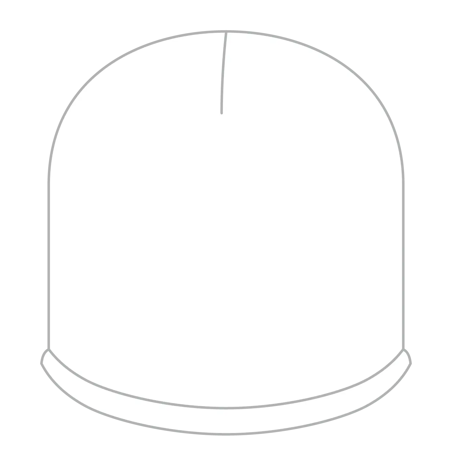 OTTO 100-629 Beanie - White - White / 6 1/2’’ - 7 5/8’’