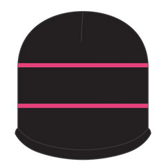 OTTO 100-630 Beanie With Stripes - Blk/H.Pnk - Blk/H.Pnk / 6 1/2’’ - 7 5/8’’