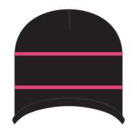 OTTO 100-630 Beanie With Stripes - Blk/H.Pnk - Blk/H.Pnk / 6 1/2’’ - 7 5/8’’