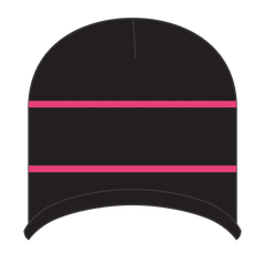 OTTO 100-630 Beanie With Stripes - Blk/H.Pnk - Blk/H.Pnk / 6 1/2’’ - 7 5/8’’