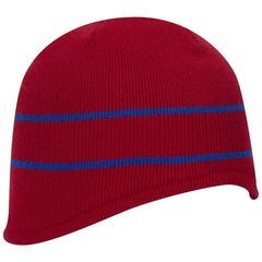 OTTO 100-630 Beanie With Stripes - Red/Ryl - Red/Ryl / 6 1/2’’ - 7 5/8’’