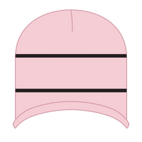 OTTO 100-630 Beanie With Stripes - S.Pnk/Blk - S.Pnk/Blk / 6 1/2’’ - 7 5/8’’