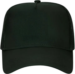 OTTO 102-664 Cotton Twill 5 Panel Low Profile Pro Style Mesh Back Cap - Dark Green - Forest / One Size Fits Most
