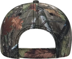 OTTO 103-1263 6 Panel Camouflage Polyester Canvas Low Profile Cap - Nature Pattern Dark Khaki - Multi-Colored