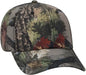 OTTO 103-1263 6 Panel Camouflage Polyester Canvas Low Profile Cap - Nature Pattern Dark Khaki - Multi-Colored