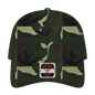 OTTO 103-713 Camouflage 6 Panel Low Profile Baseball Cap - Camo 001 - Camo 001 / 6 1/2’’ - 7 5/8’’