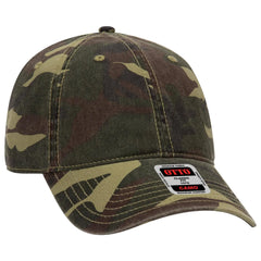 OTTO 103-713 Camouflage 6 Panel Low Profile Baseball Cap - Camo 001 - Camo 001 / 6 1/2’’ - 7 5/8’’
