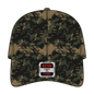 OTTO 103-713 Digital Camouflage 6 Panel Low Profile Baseball Cap - Blk/Dk.Grn/Dk.Kha - Blk/Dk.Grn/Dk.Kha / 6 1/2’’ - 7