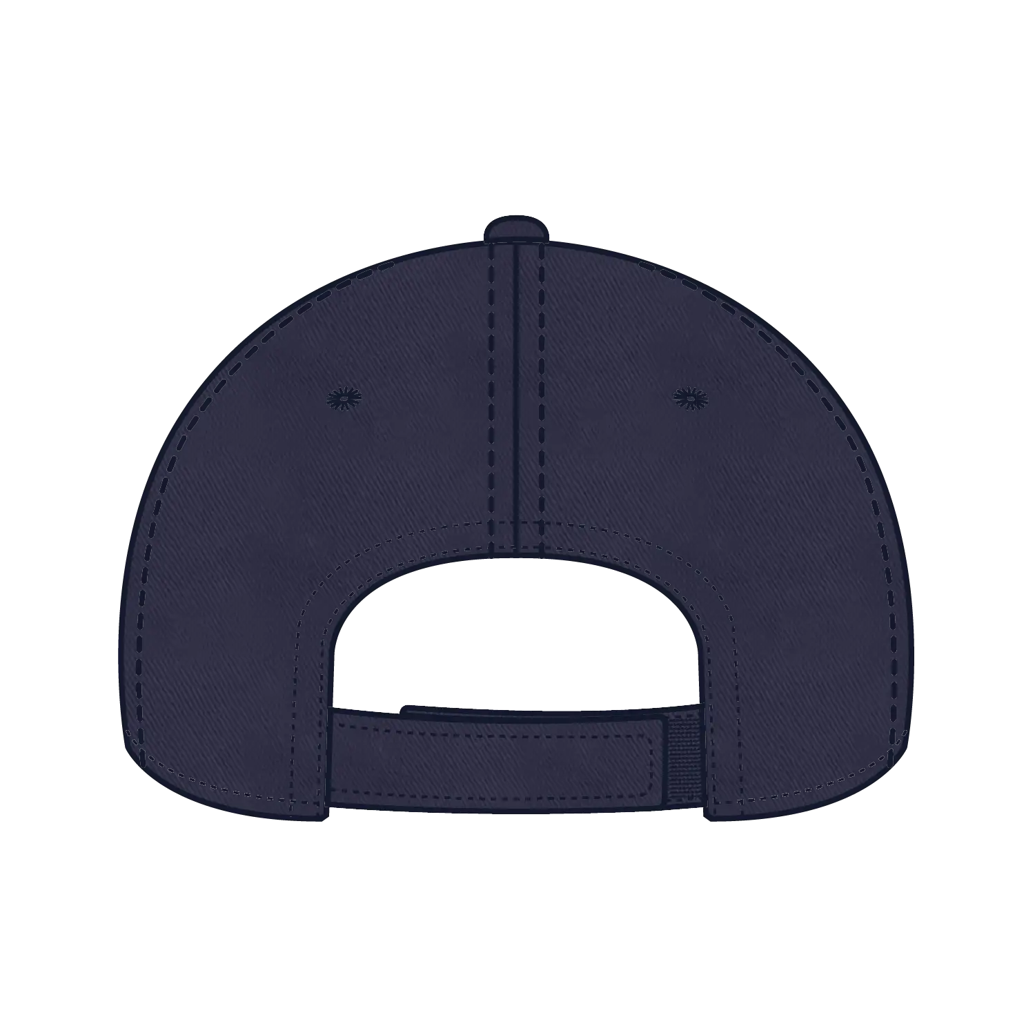 OTTO 104-1018 6 Panel Low Profile Dad Cap - Navy - Navy / 6 1/2’’ - 7 5/8’’