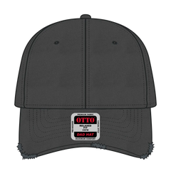 OTTO 104-764 6 Panel Low Profile Dad Cap - Char. Gray - Char. Gray / 6 1/2’’ - 7 5/8’’