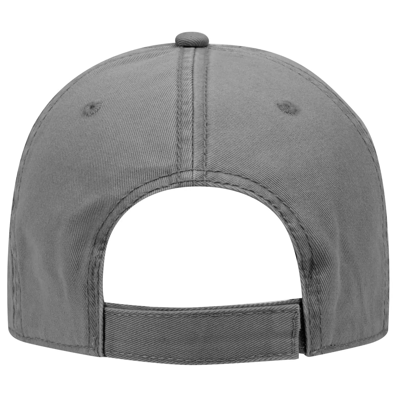 OTTO 104-764 6 Panel Low Profile Dad Cap - Char. Gray - Char. Gray / 6 1/2’’ - 7 5/8’’