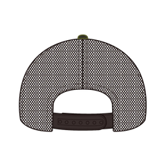 OTTO 105-1247 Camouflage 6 Panel Low Profile Mesh Back Trucker Cap - Camo/BrownMesh - Camo/BrownMesh / 6 1/2’’ - 7 5/8’’