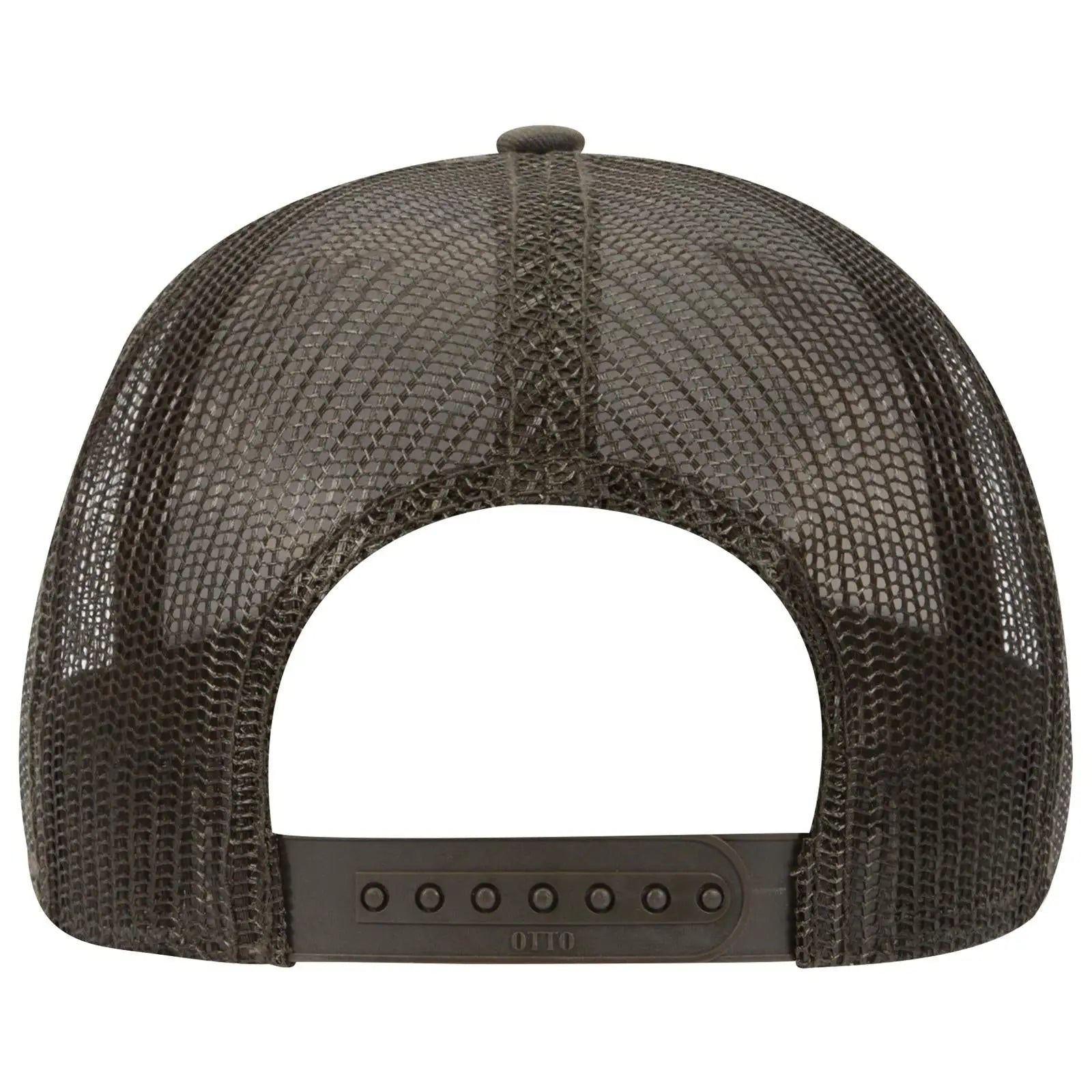 OTTO 105-1247 Camouflage 6 Panel Low Profile Mesh Back Trucker Cap - Camo/OliveMesh - Camo/OliveMesh / 6 1/2’’ - 7 5/8’’