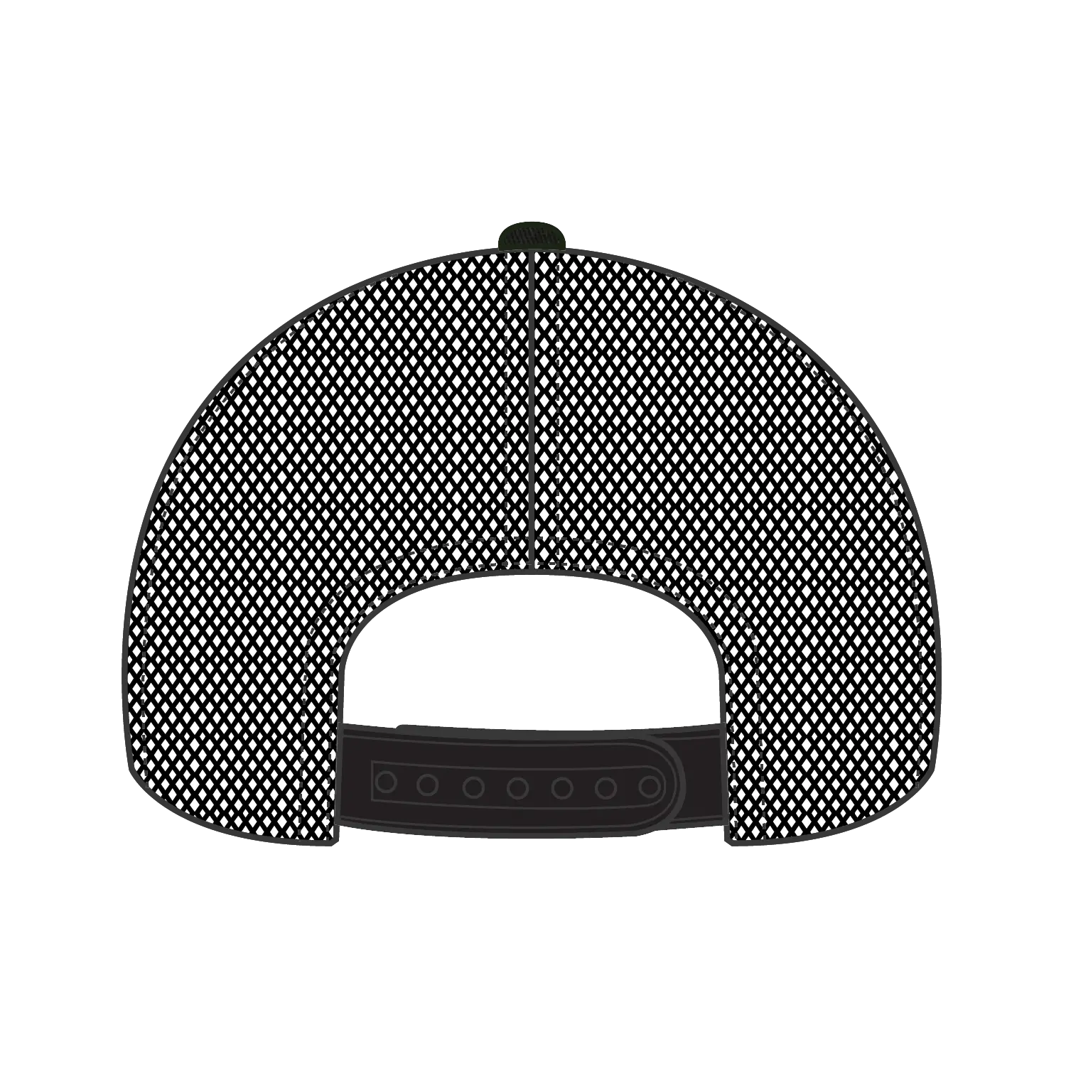 OTTO 105-1247 Camouflage 6 Panel Low Profile Mesh Back Trucker Cap - Camo/BlackMesh - Camo/BlackMesh / 6 1/2’’ - 7 5/8’’