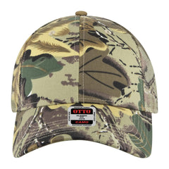 OTTO 105-1247 Camouflage 6 Panel Low Profile Mesh Back Trucker Cap - Kha/Brn/Lt.Ol.Grn - Kha/Brn/Lt.Ol.Grn / 6 1/2’’