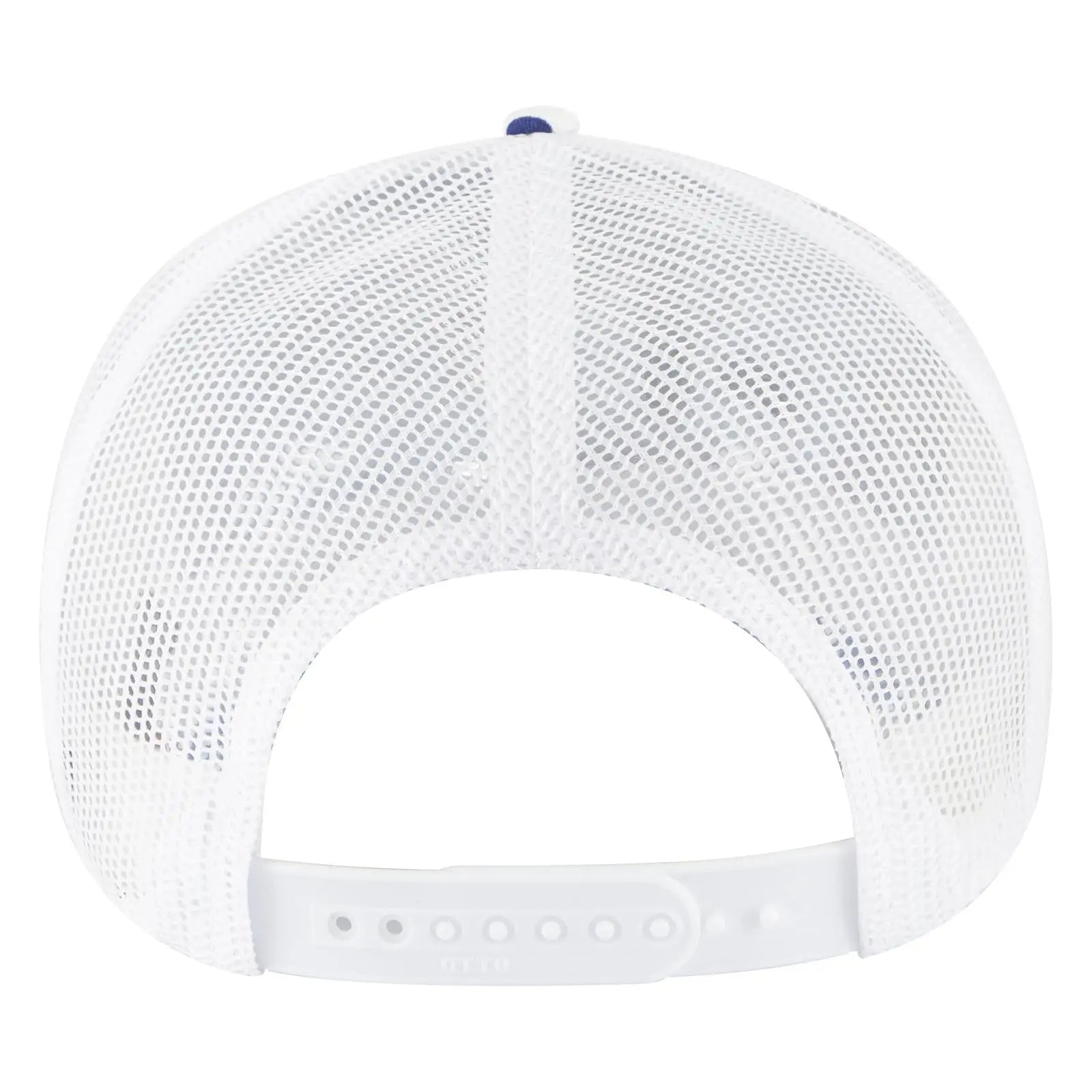 OTTO 105-1247 Camouflage 6 Panel Low Profile Mesh Back Trucker Cap - Aqu/Lk.Blu/Wht - Aqu/Lk.Blu/Wht / 6 1/2’’ - 7 5/8’’