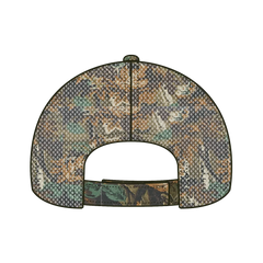 OTTO 105-751 Camouflage 6 Panel Low Profile Mesh Back Trucker Cap - Lt.Lod/Brn/Kly - Lt.Lod/Brn/Kly / 6 1/2’’ - 7 5/8’’
