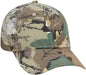 OTTO 105-751 Camouflage 6 Panel Low Profile Mesh Back Trucker Cap - Khaki Brown Light Olive Green - Khaki Brown