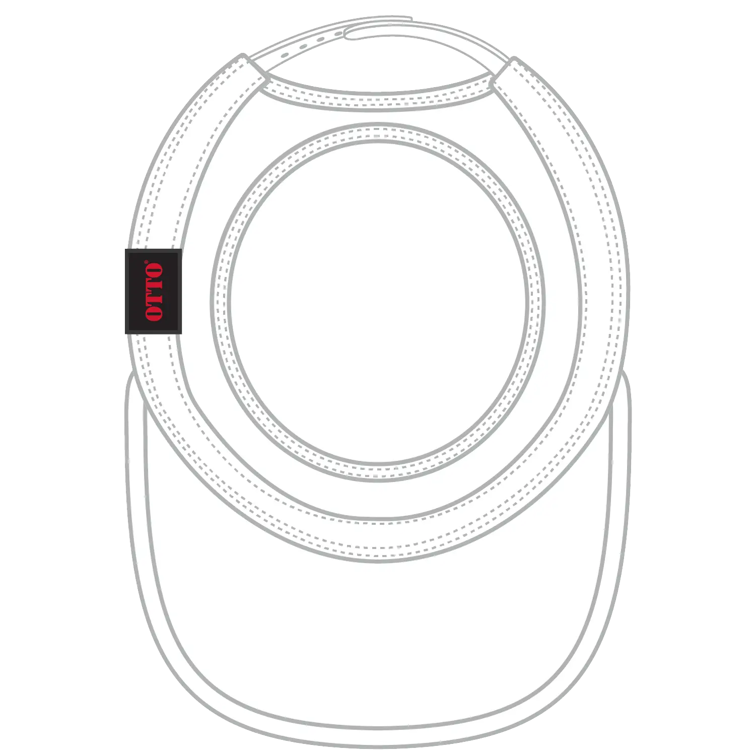 OTTO 109-146 Painter Cap - White - White / 6 1/2’’ - 7 5/8’’