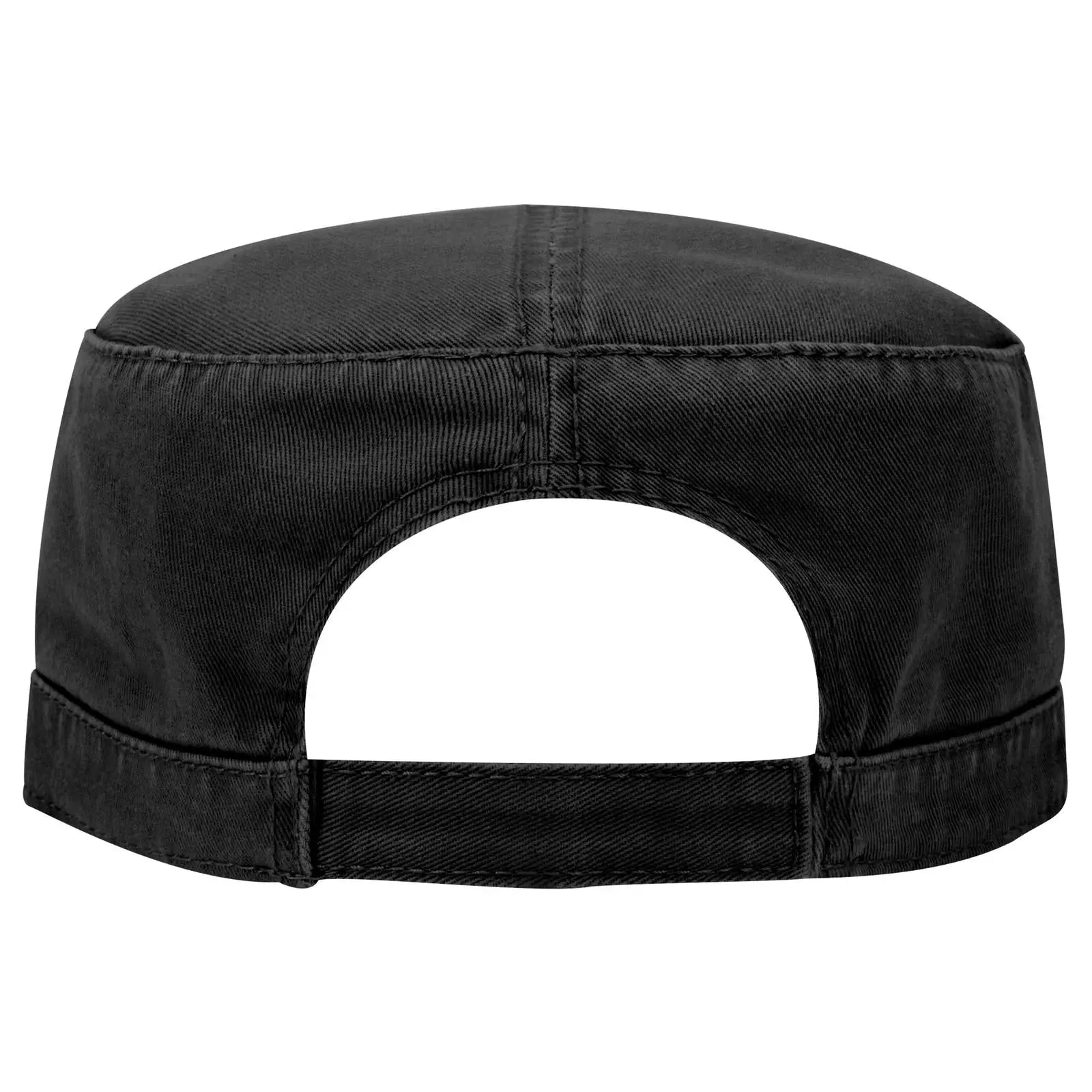 OTTO 109-791 Military Cap - Black - Black / 6 1/2’’ - 7 5/8’’